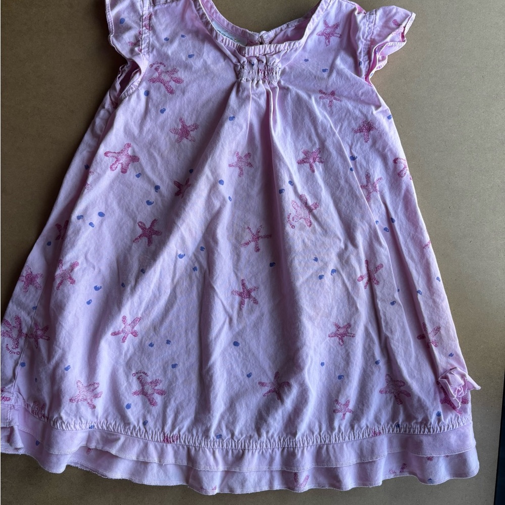 Naartjie Pink Ruffled Smocked Sundress